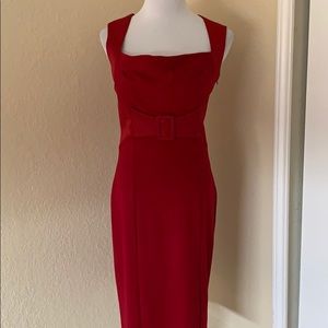 Red Pin Up Style Dress